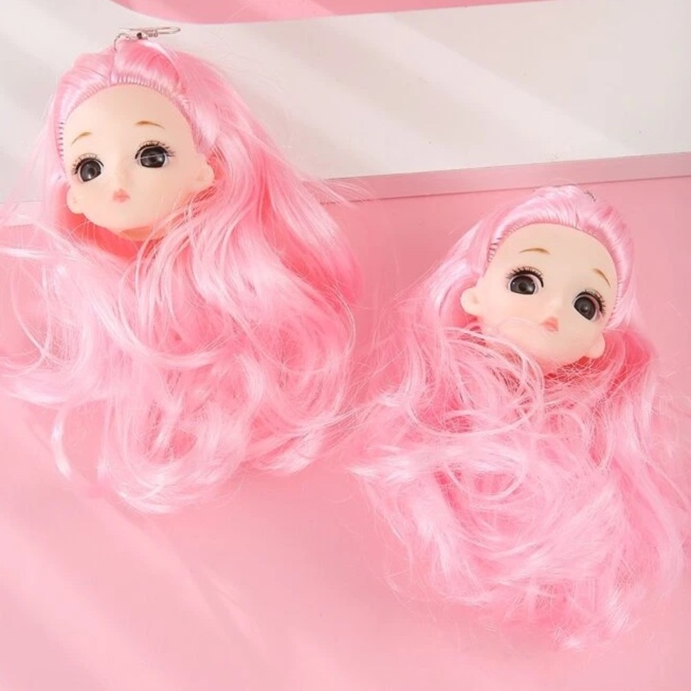 Unique Doll Head Drop Earrings